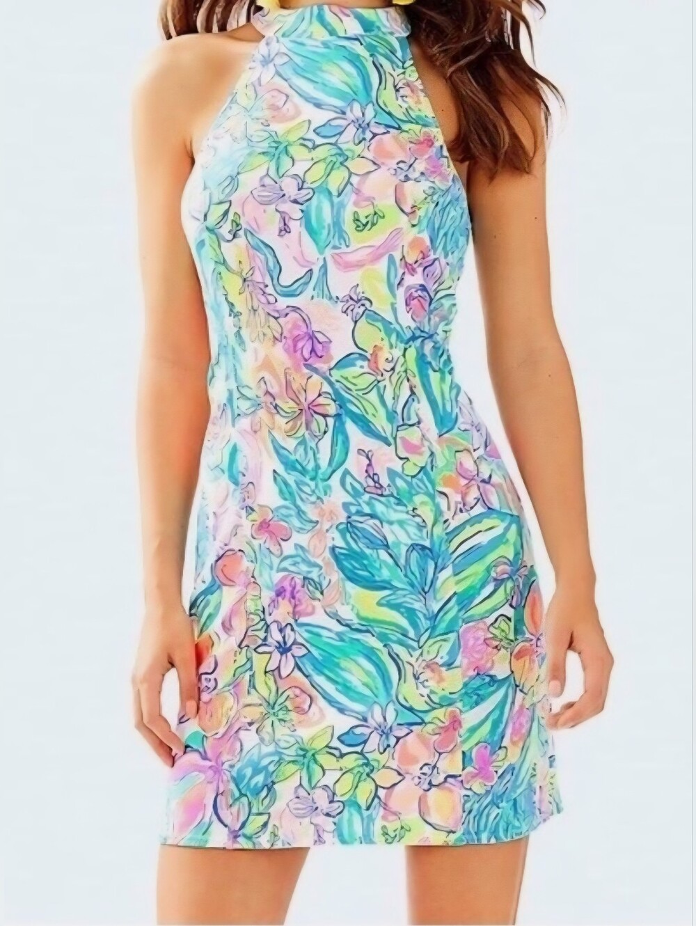 Lilly Pulitzer NWOT Krista Surf Gypsea Engineered Scuba Shift Dress